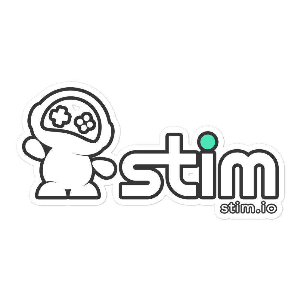 STIM Sticker (White)